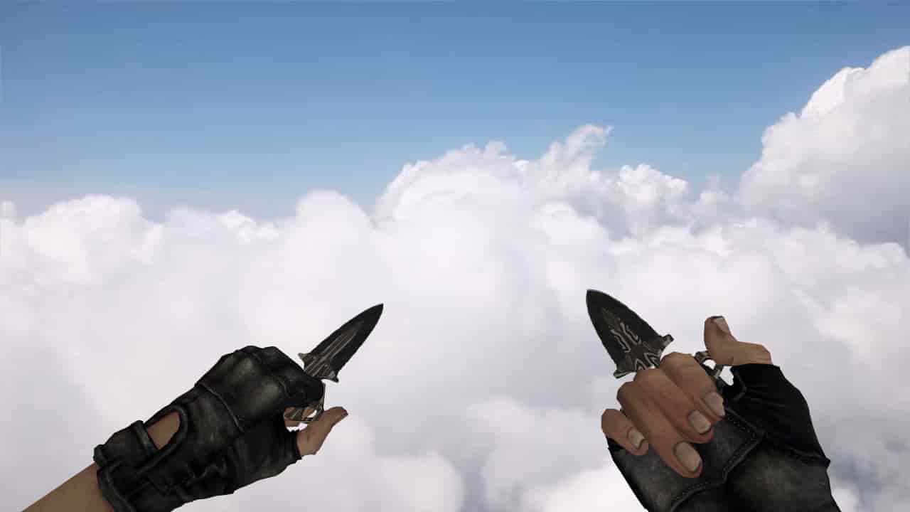 Тычковые ножи «Черный глянец»