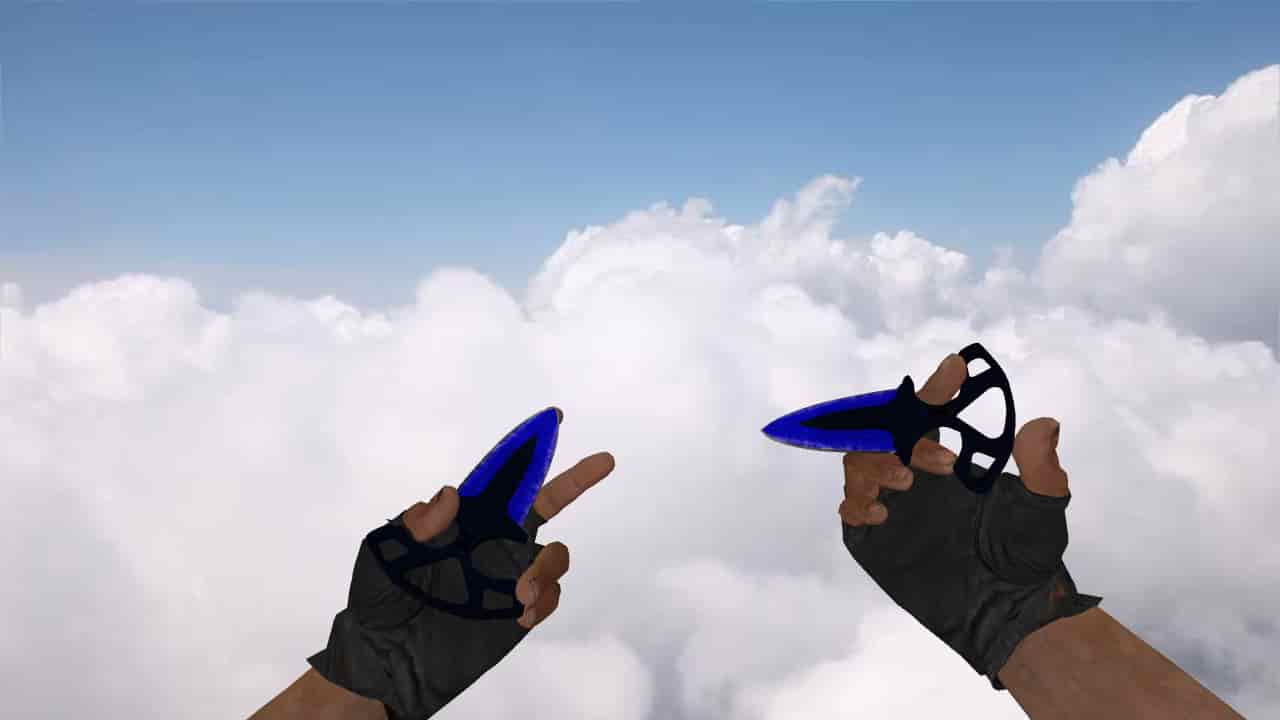 Shadow Daggers Doppler Sapphire