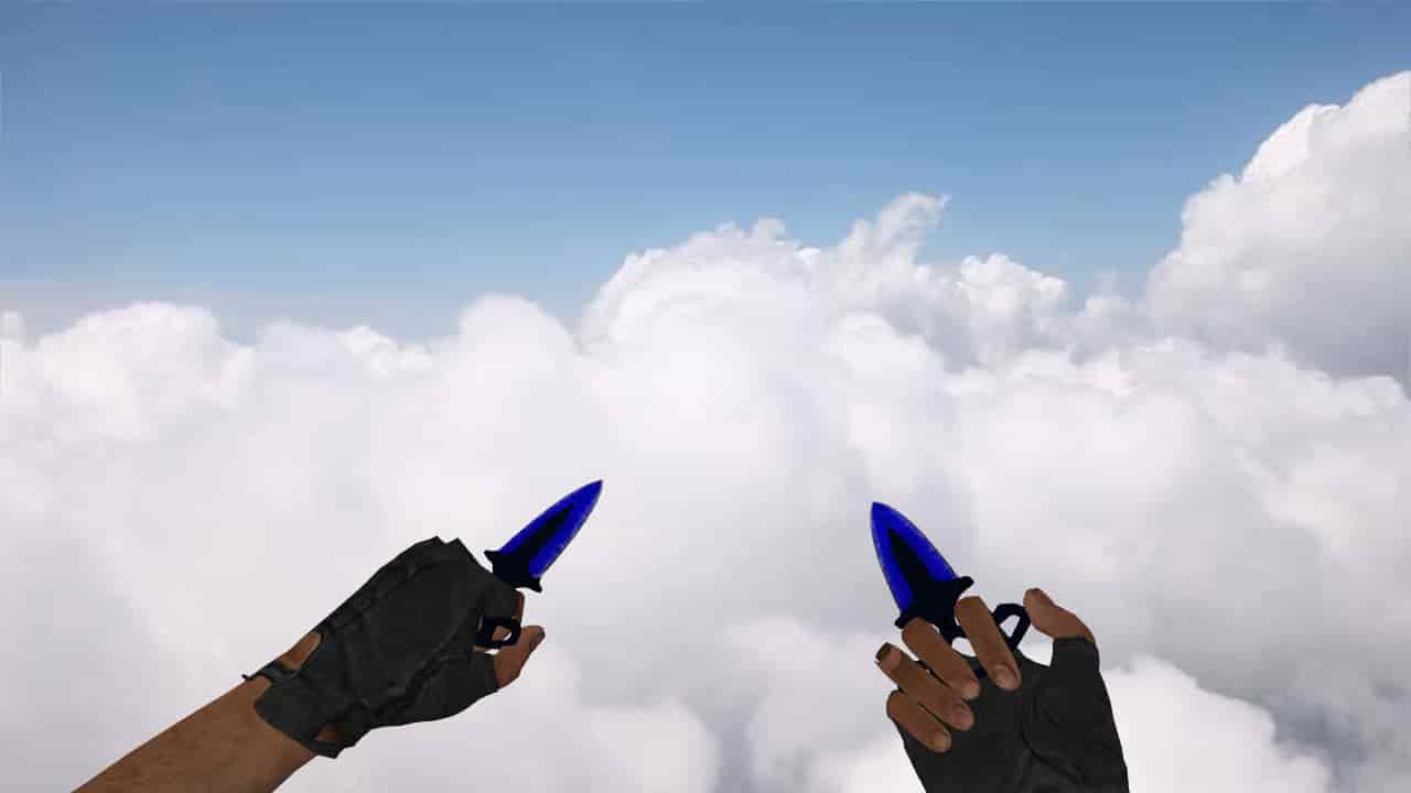 Shadow Daggers Doppler Sapphire