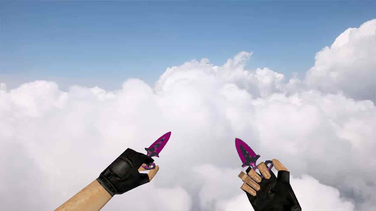 Тычковые ножи «Пиксельный камуфляж "Розовый"»
