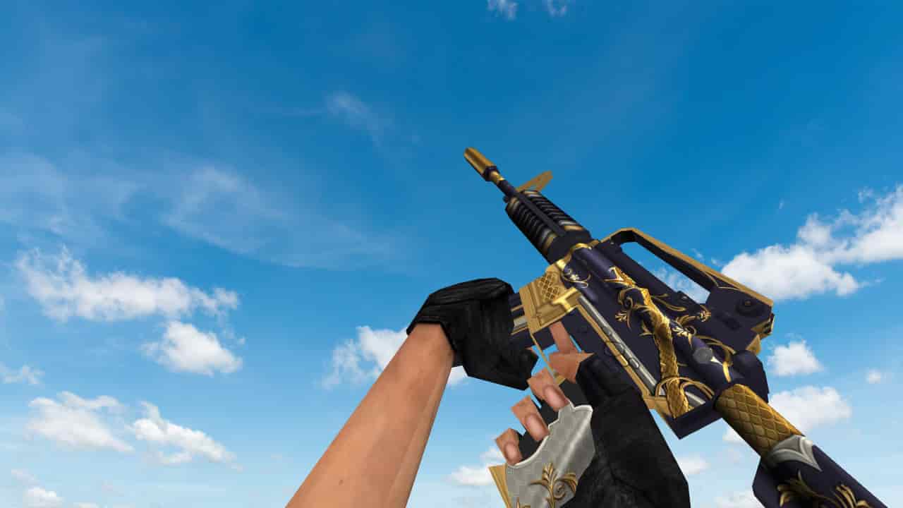 Default M4A1 «Золотая спираль»