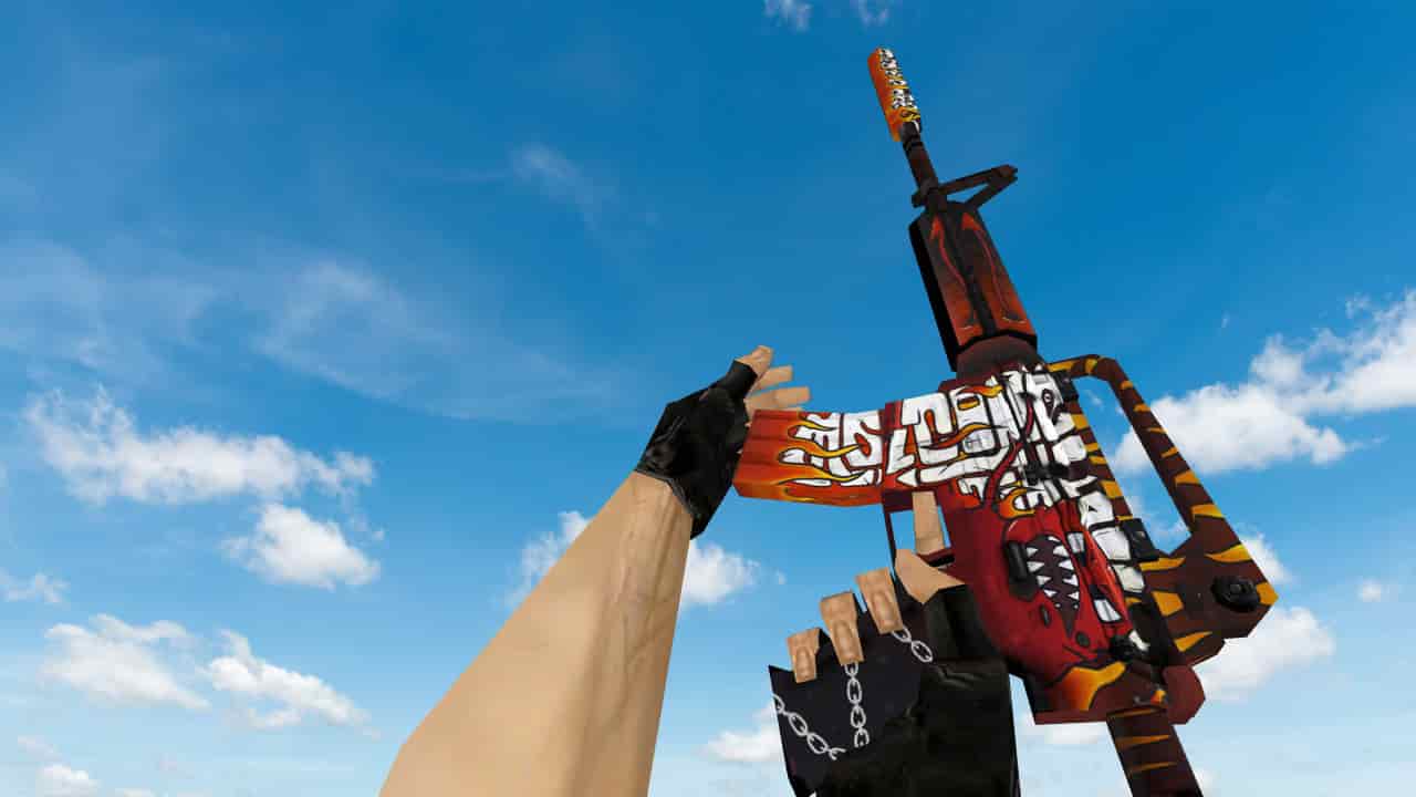 Default M4A1 «Адское пламя»