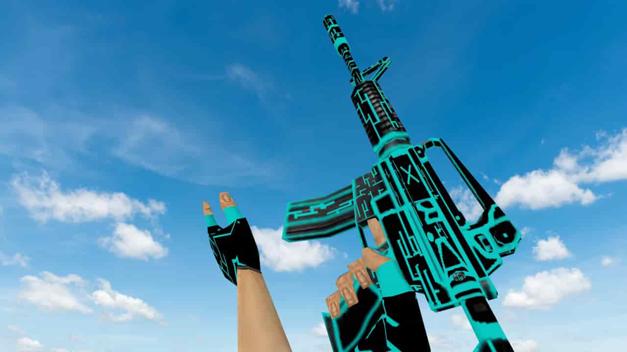 Default M4A1 Neon Electro