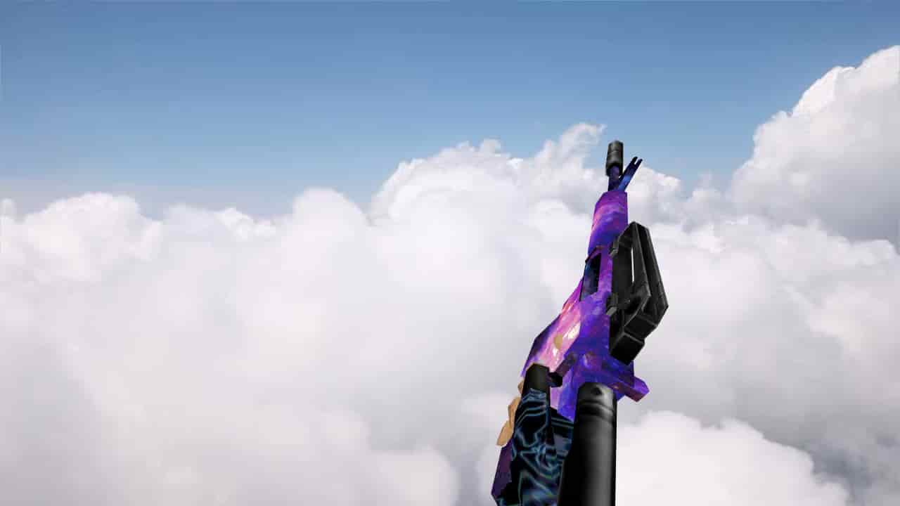 M4A1 One Hand Galaxy
