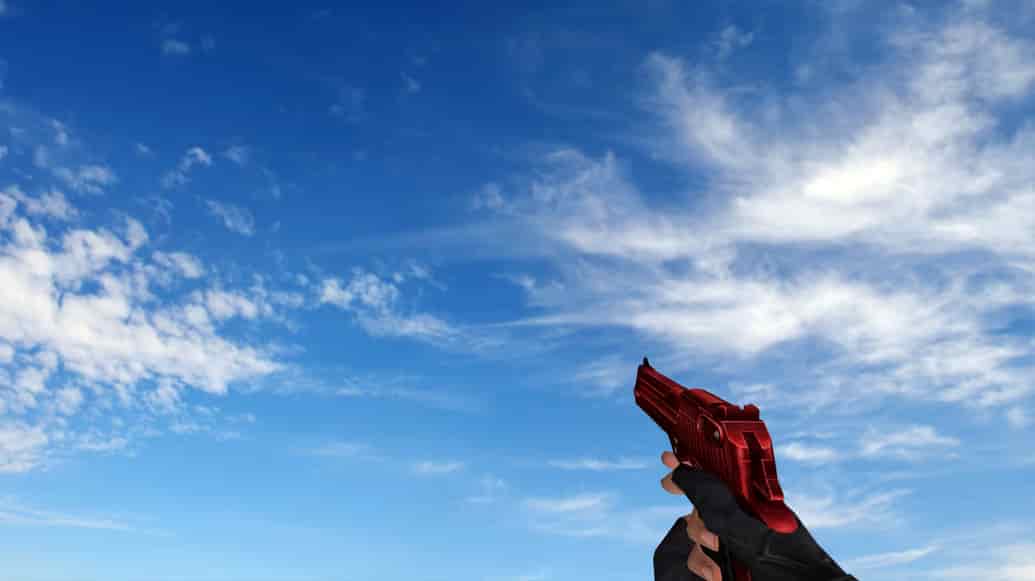 Пак моделей оружия «Red Weapons With Tattoo»