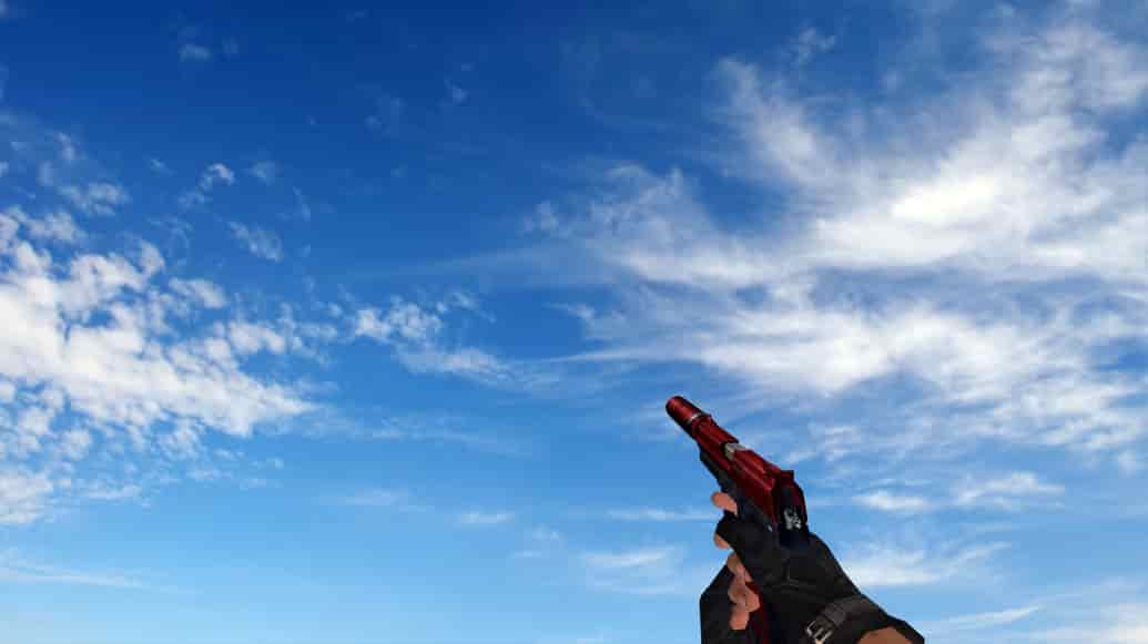 Пак моделей оружия «Red Weapons With Tattoo»