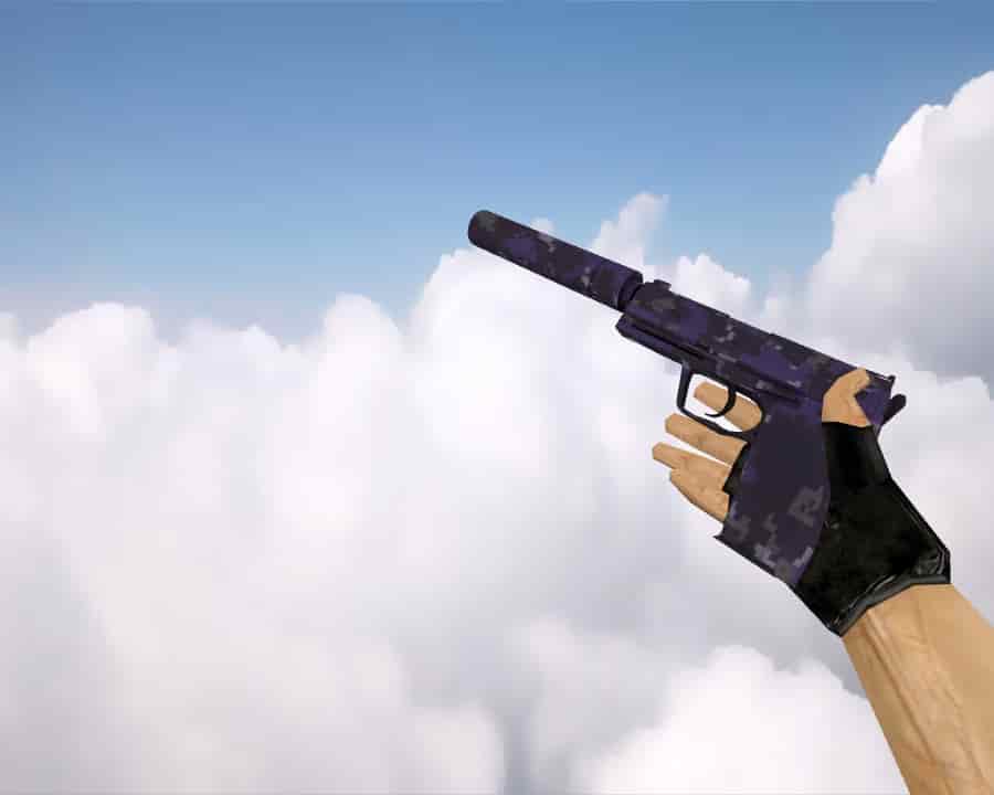 USP-S | Пиксельный камуфляж «Фиолетовый» (Purple DDPAT)