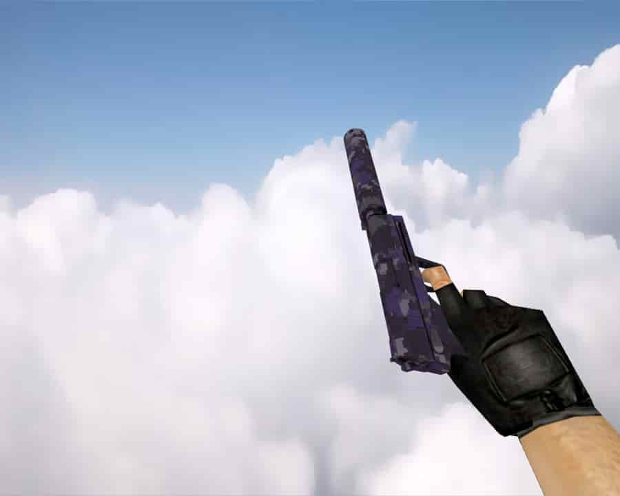 USP-S | Пиксельный камуфляж «Фиолетовый» (Purple DDPAT)