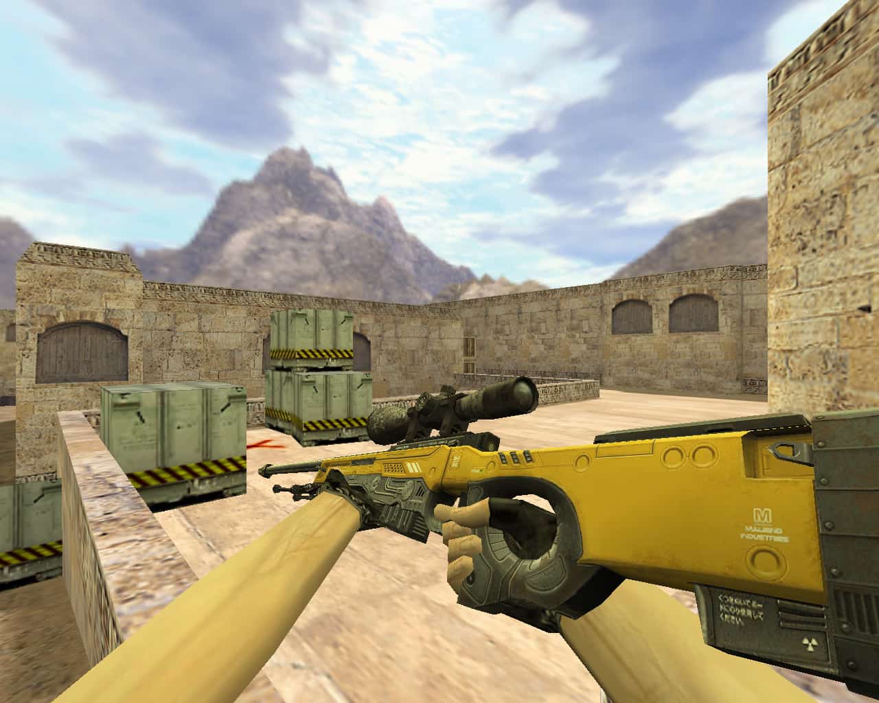 AWP Уничтожитель Желтый