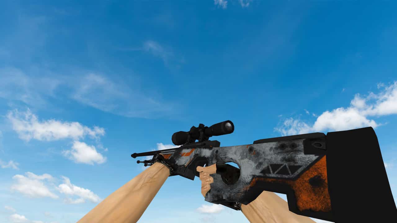 AWP Asiimov Поношенное