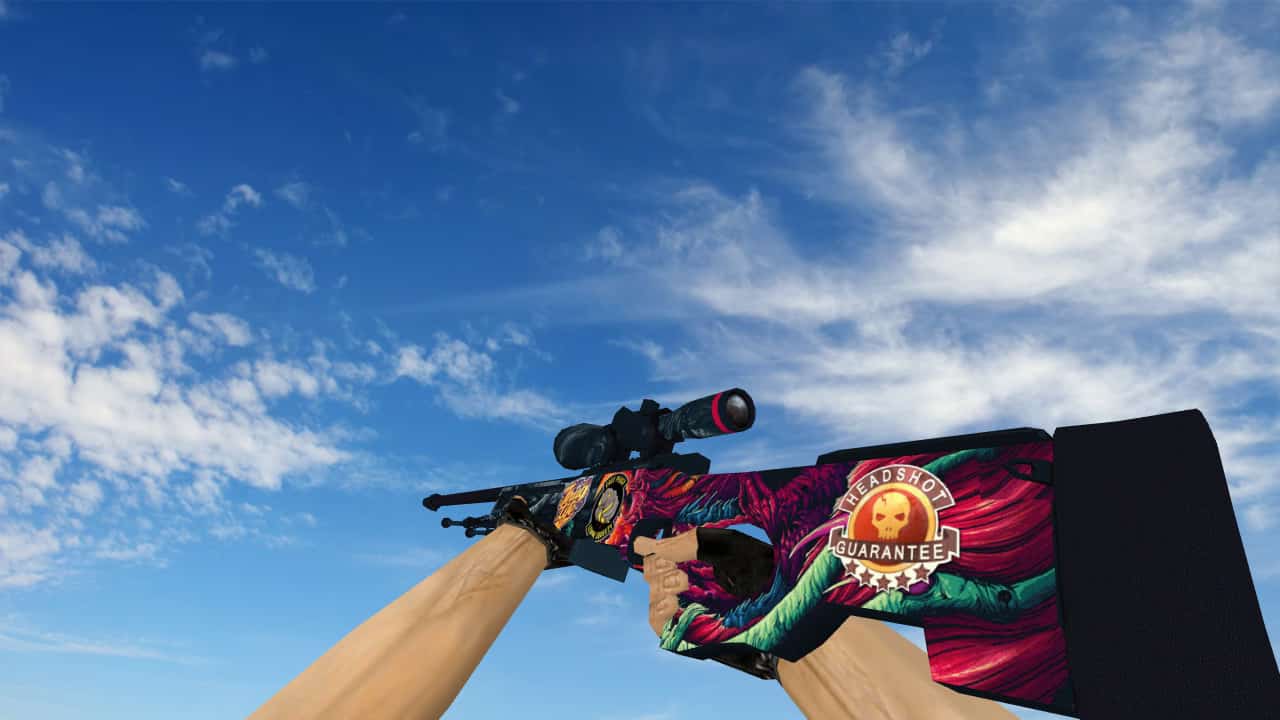 AWP «Скоростной зверь» с наклейками