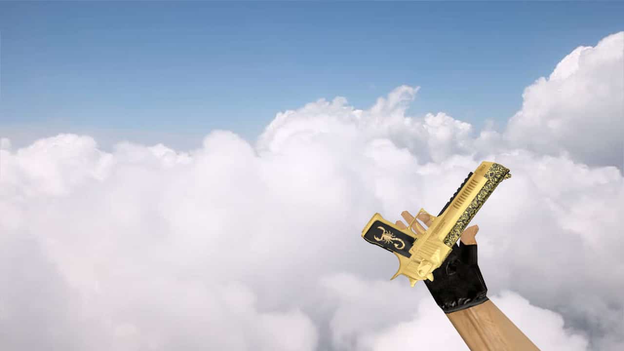 Deagle Gold Scorpion