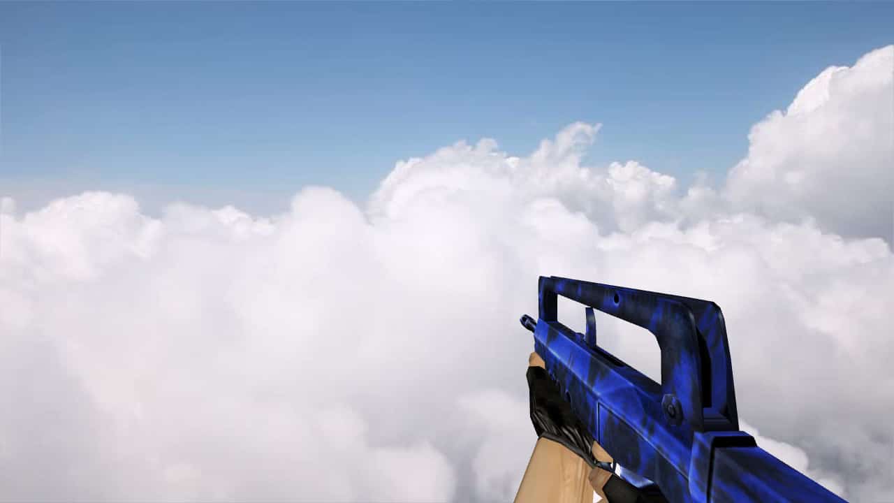 Default Famas Blue Tiger