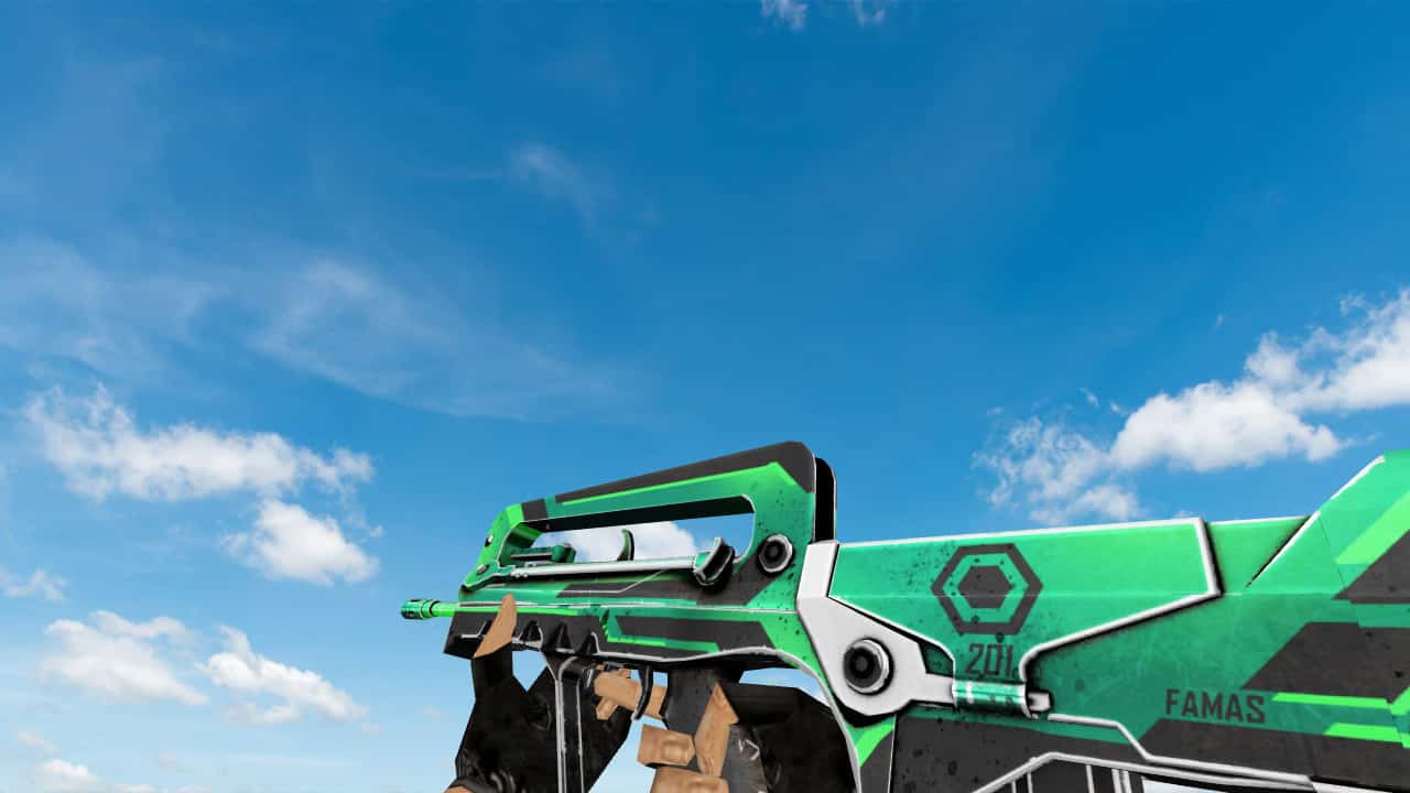 Famas Cyber Green