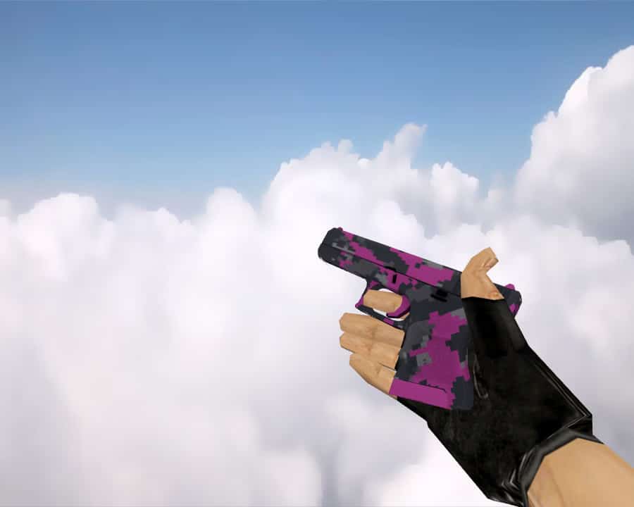 Glock-18 | Пиксельный камуфляж «Розовый» (Pink DDPAT)