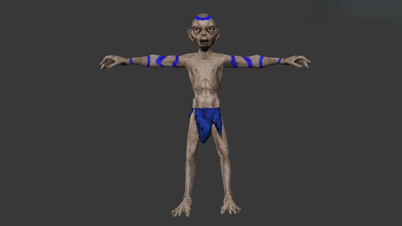 Голлум Retextured