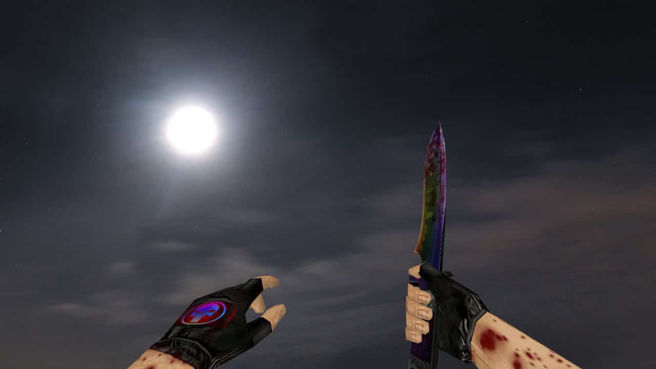 Default Knife Bloody Rainbow