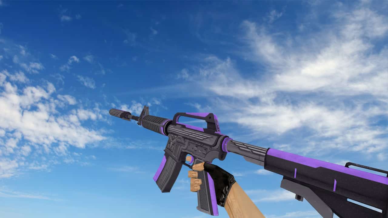 M4A1 Thundering Purple