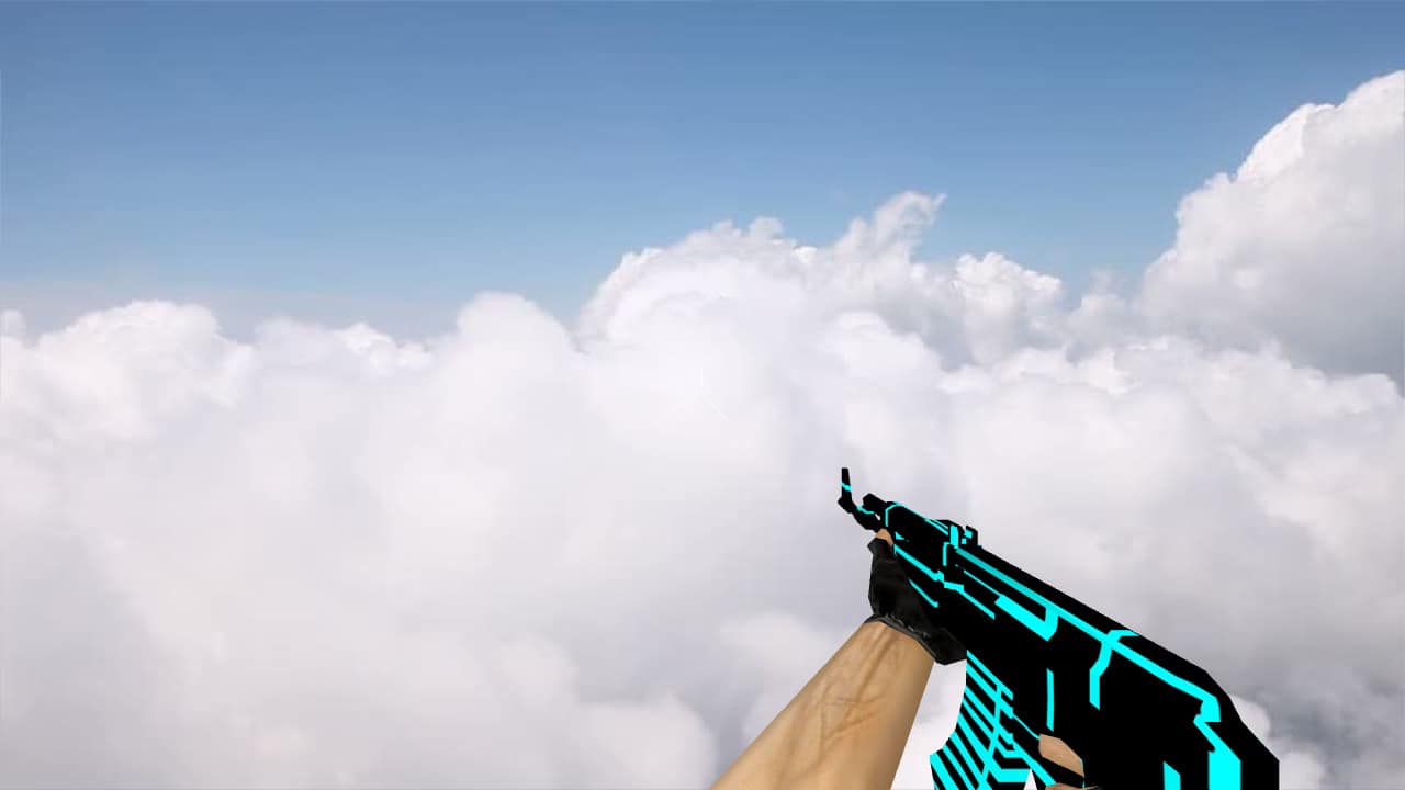 Default AK-47 Blue Lines