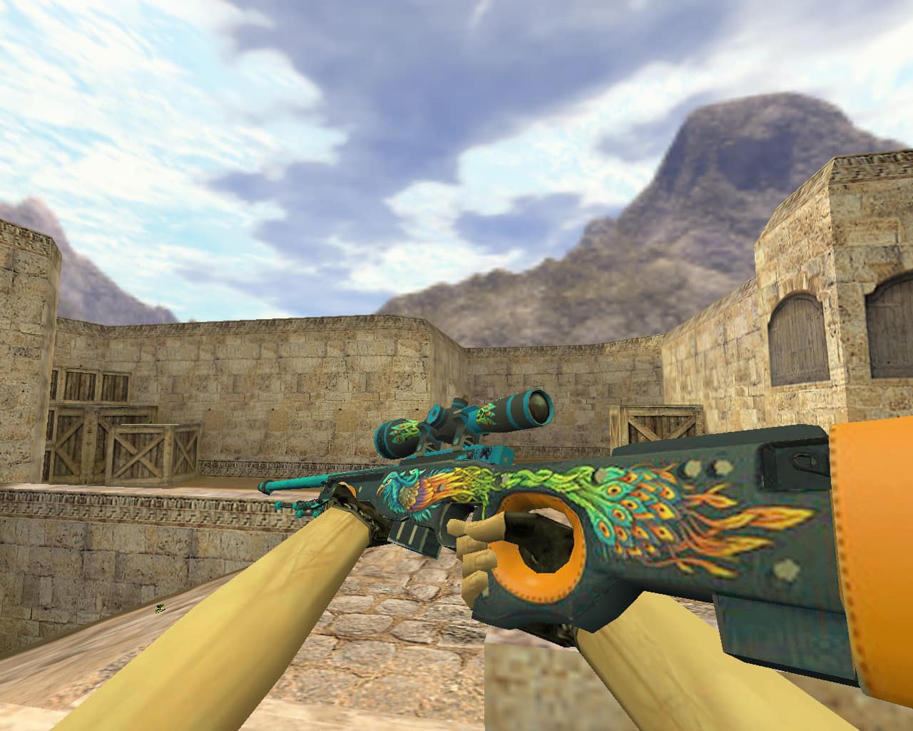 AWP Яростный павлин