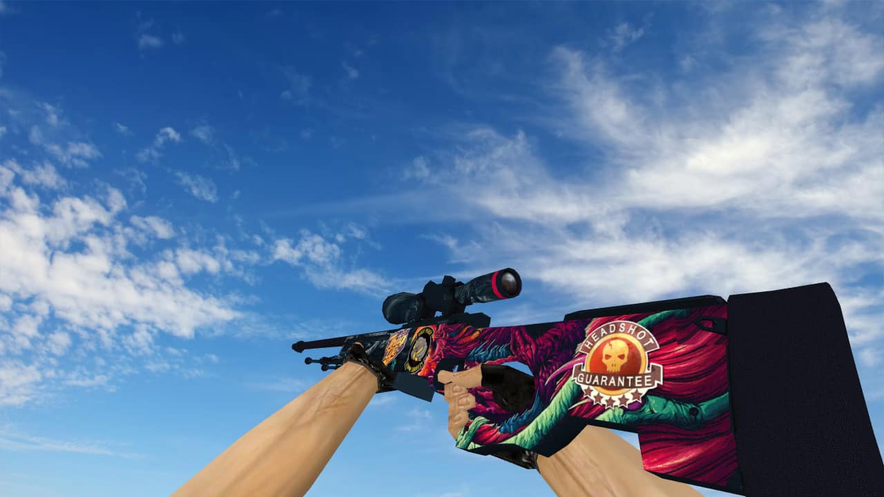 AWP «Скоростной зверь» с наклейками