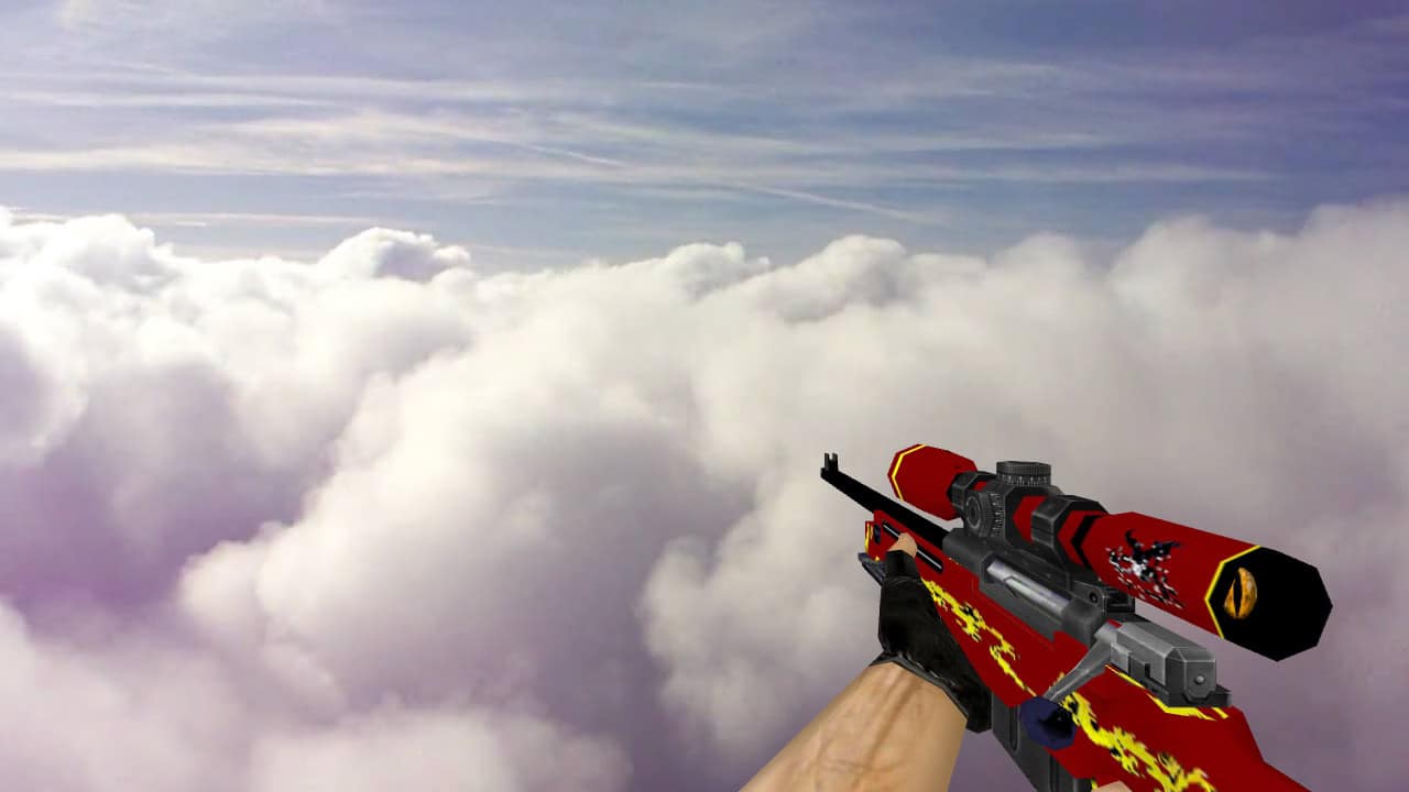 Default AWP Red Dragon