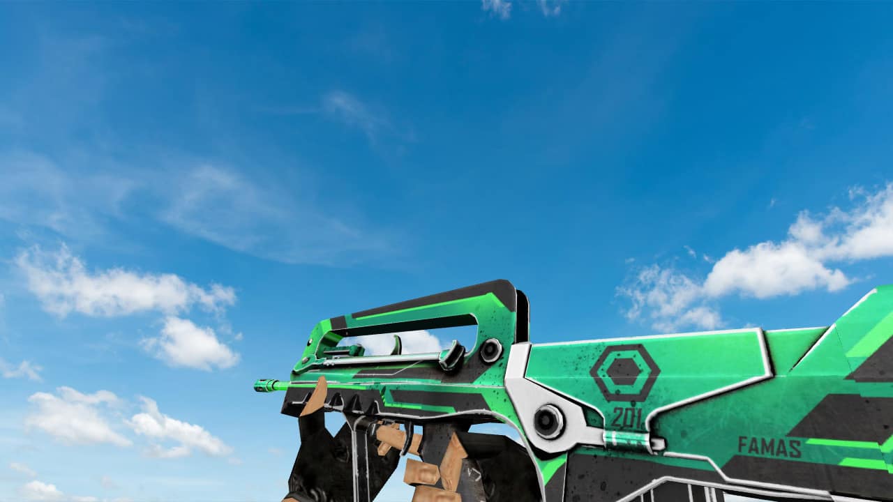 Famas Cyber Green
