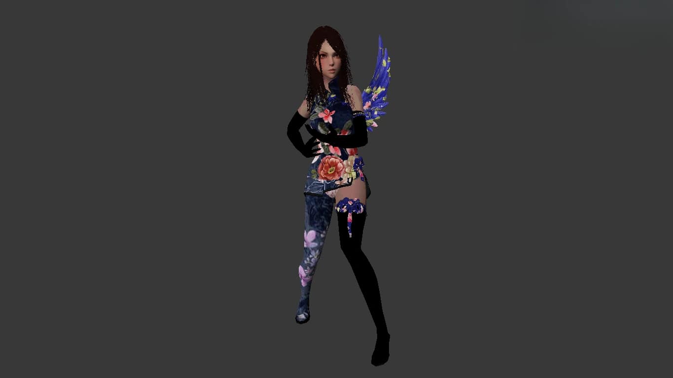 Girl Angel Retextured