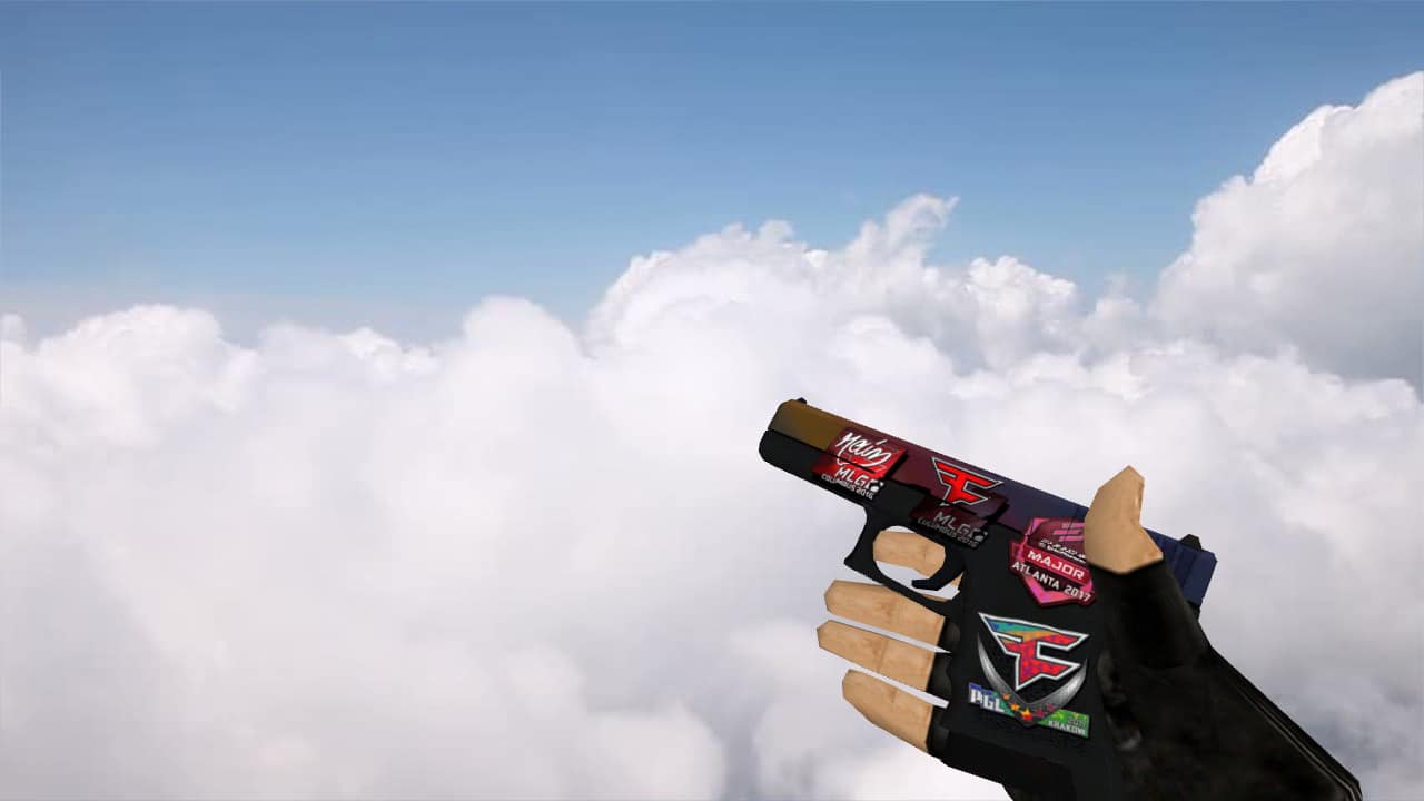 Glock «Градиент» с наклейками