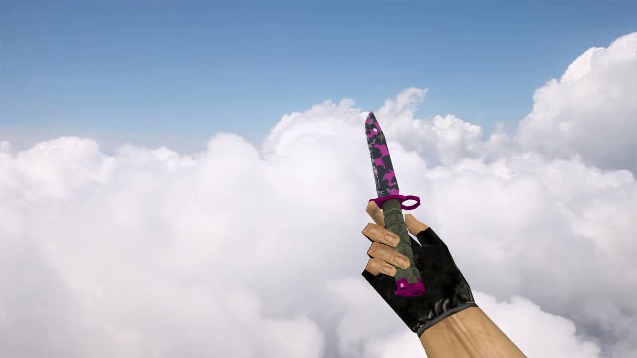 Bayonet «Пиксельный камуфляж "Розовый"»