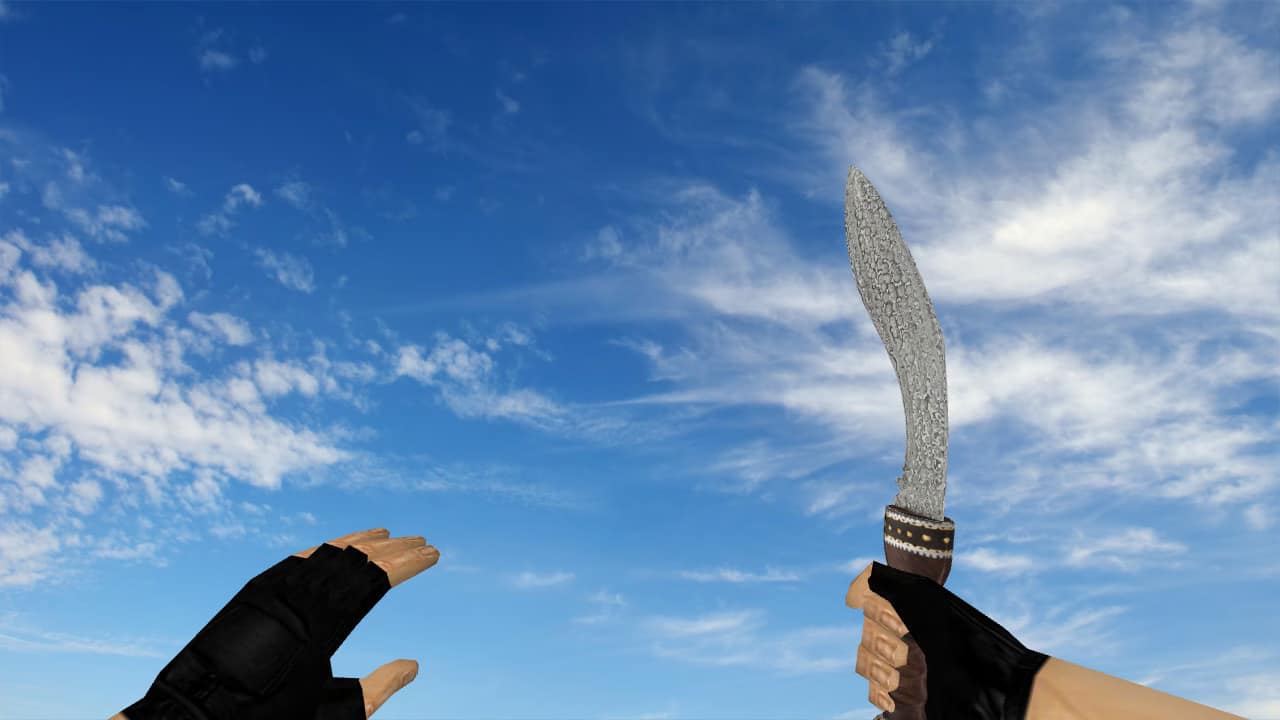 Kukri «Дамасская сталь»