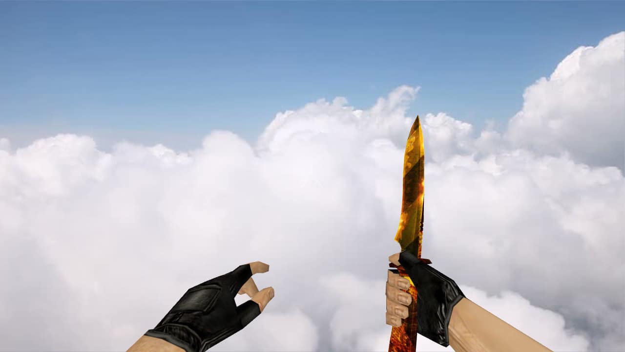 Default Knife Gold Dangerous