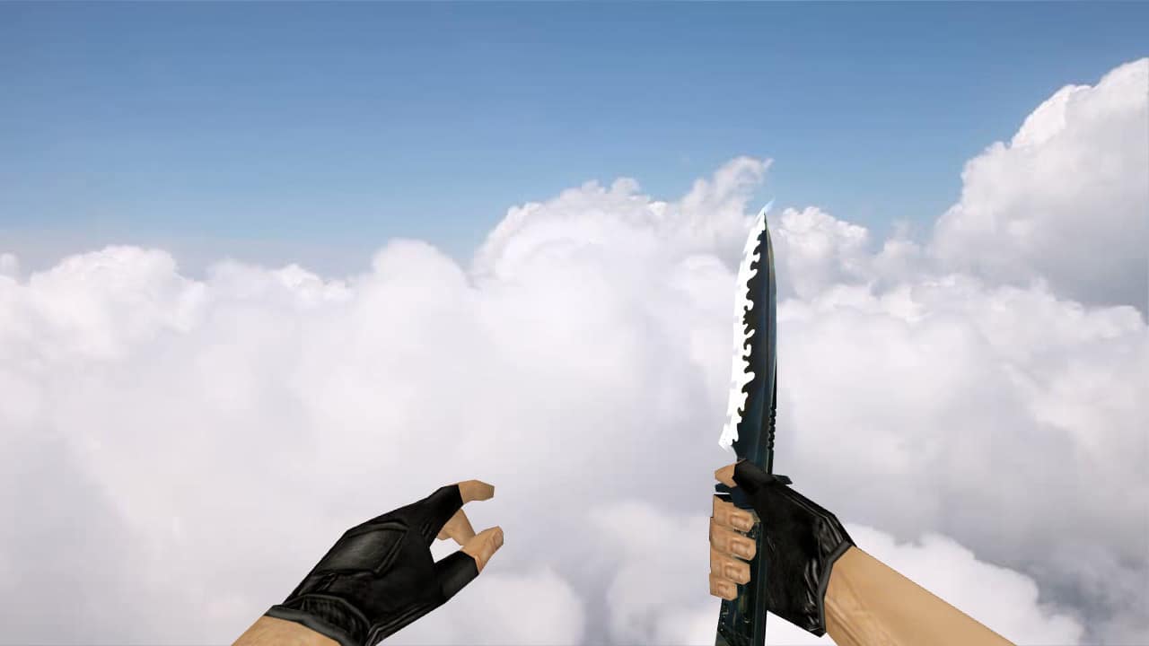 Knife Neon White