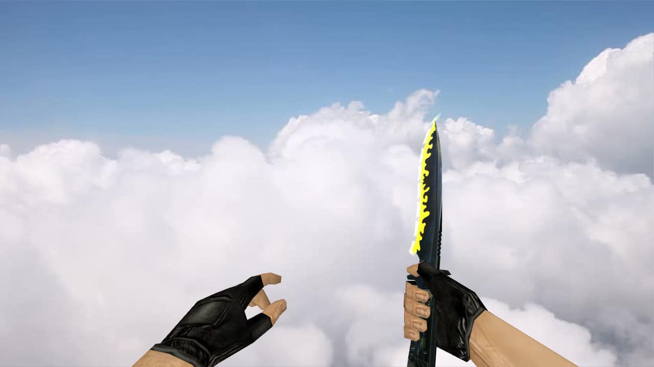 Knife Neon Yellow