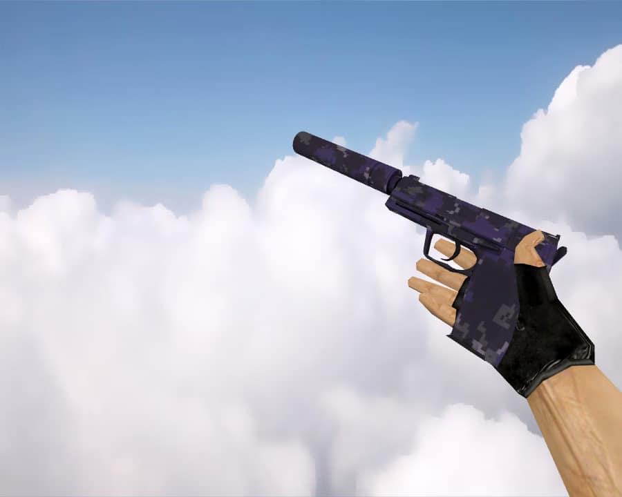 USP-S | Пиксельный камуфляж «Фиолетовый» (Purple DDPAT)
