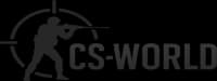 Логотип CS-WORLD: сайт о Counter-Strike 1.6