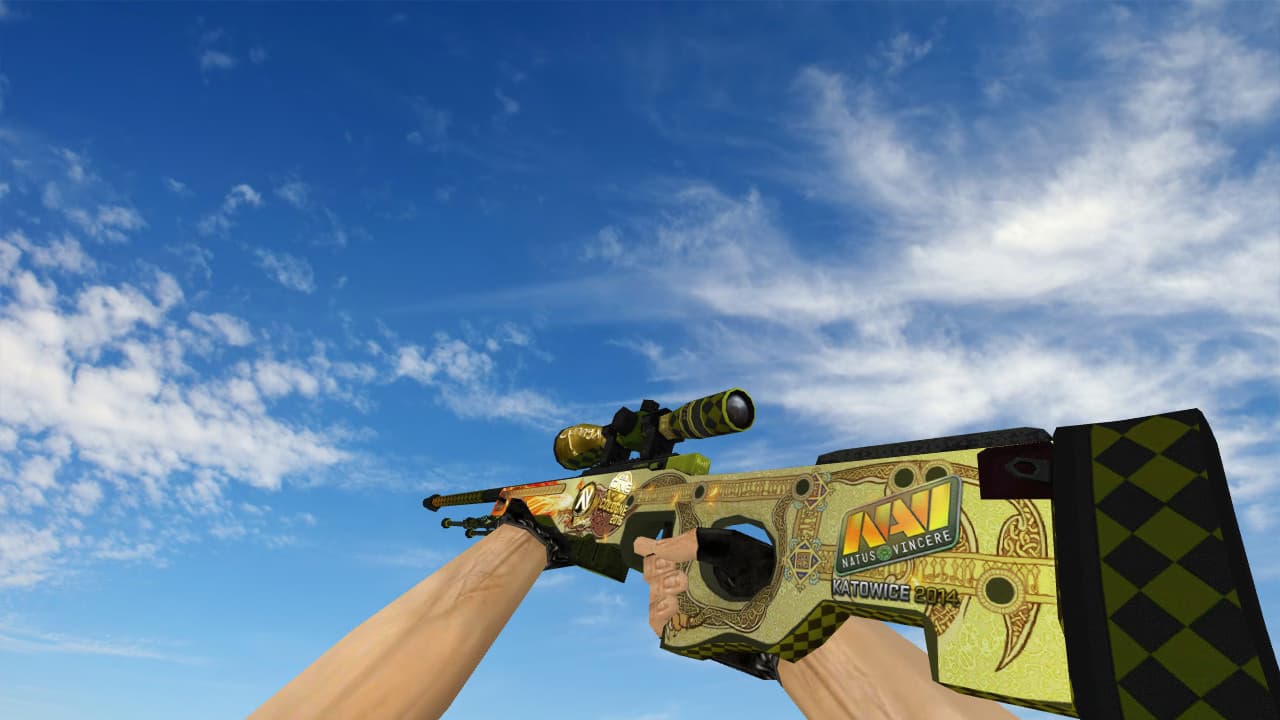 AWP «Драгон лор» с наклейками
