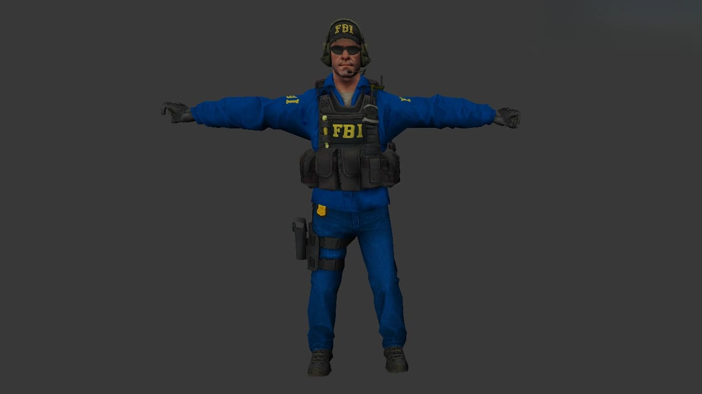CS GO FBI Agent 1