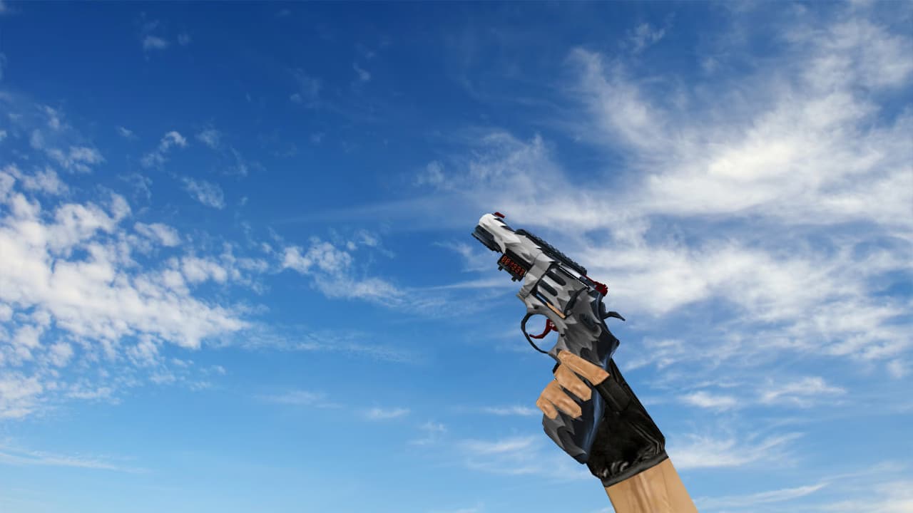 R8 Revolver White Fang