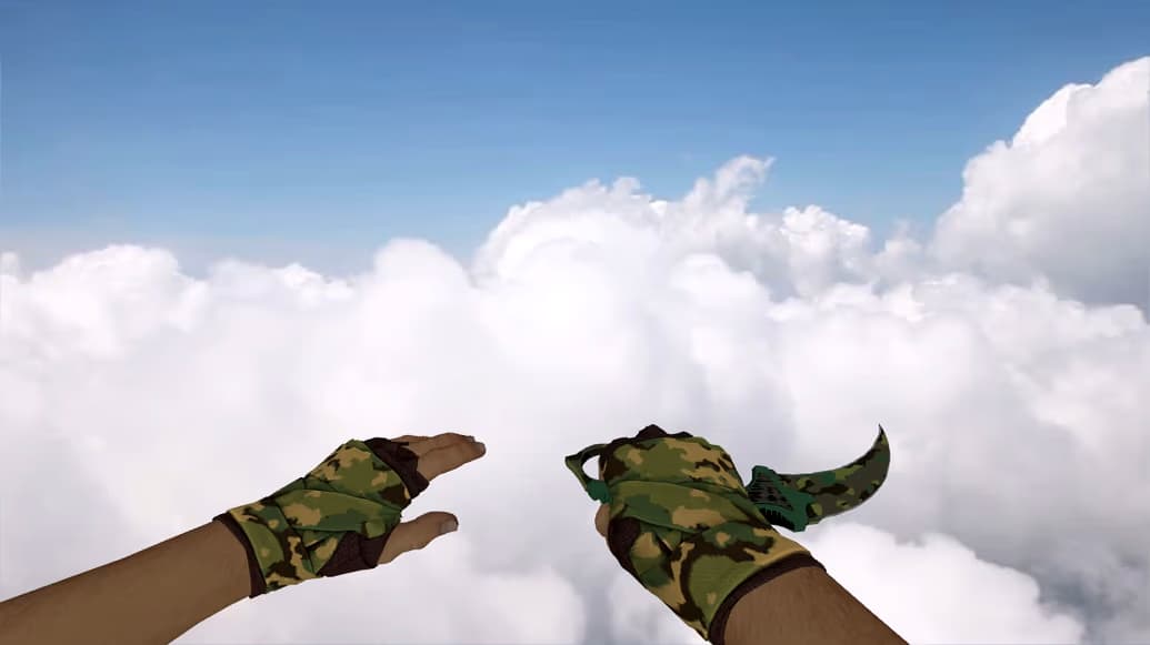 Пак моделей зброї «Hand Wraps Arboreal USP-Knife»
