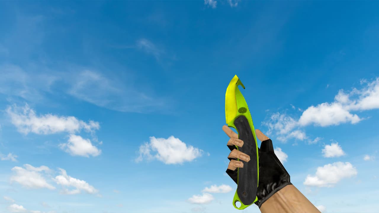 Gut Knife Hecklux Lime