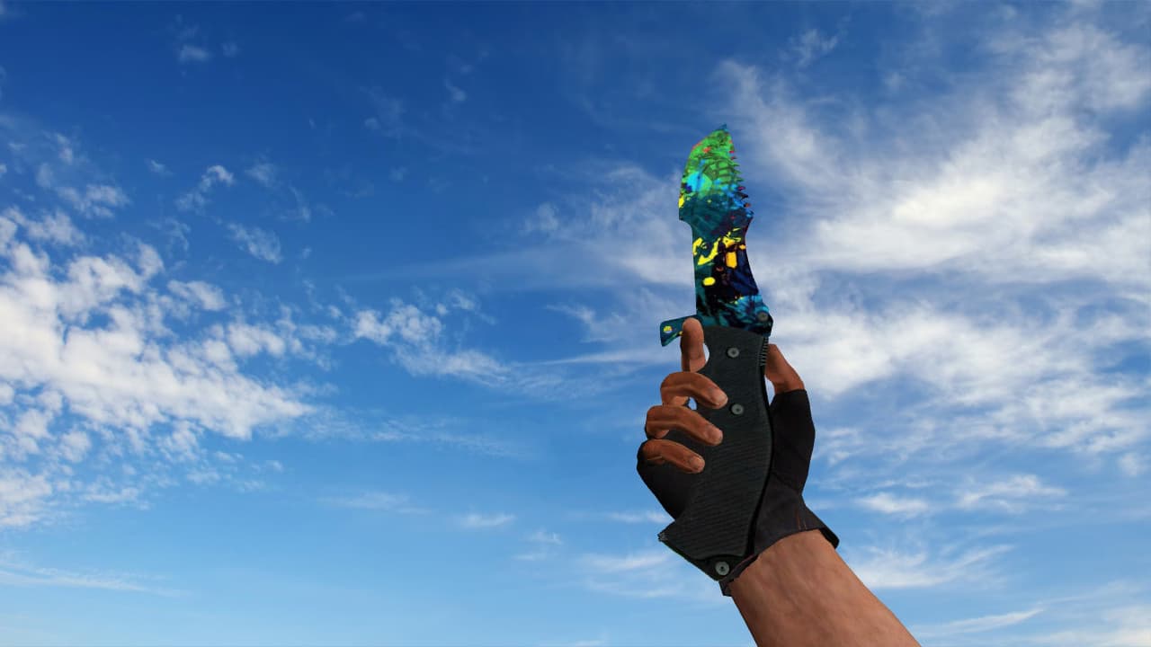 Huntsman Knife Paintsplash