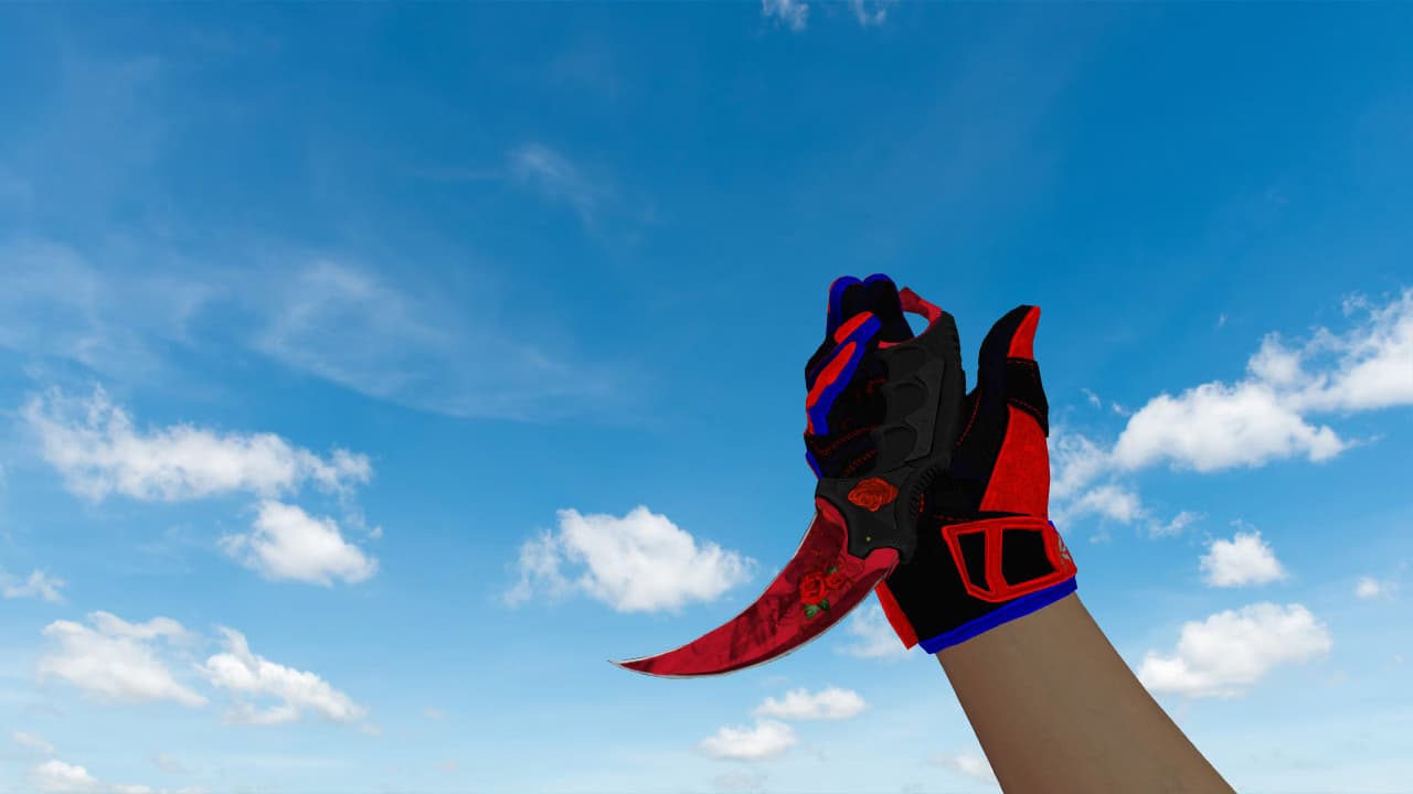 Karambit Blossoming Rose
