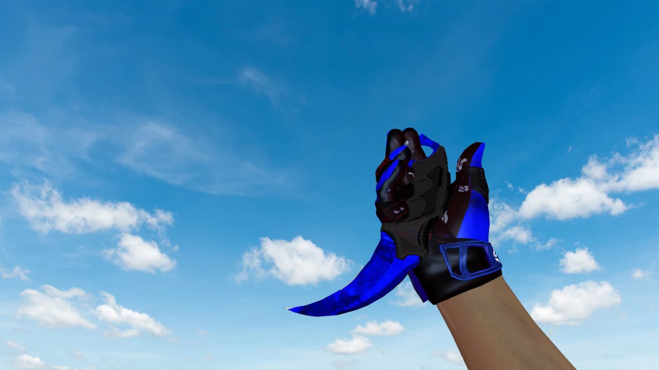 Керамбит «Doppler Sapphire»