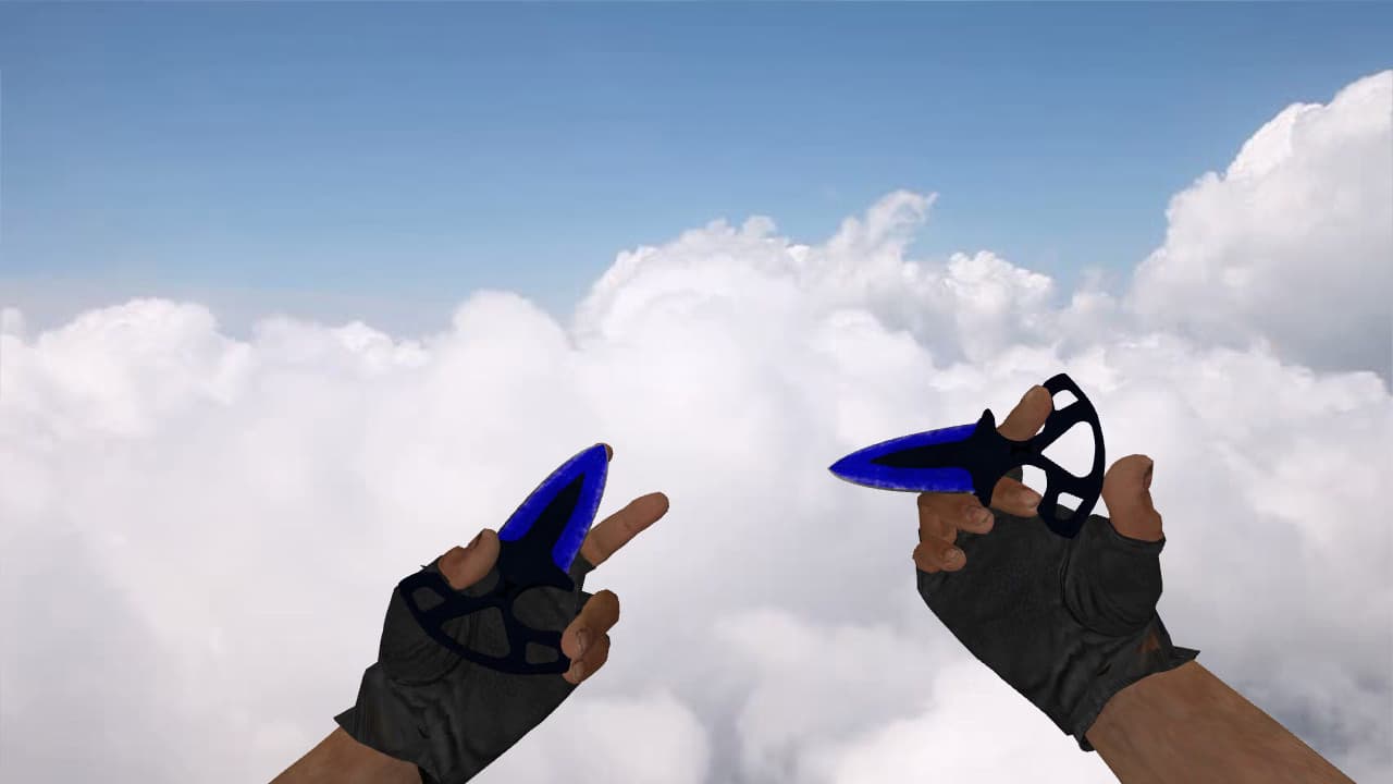 Shadow Daggers Doppler Sapphire