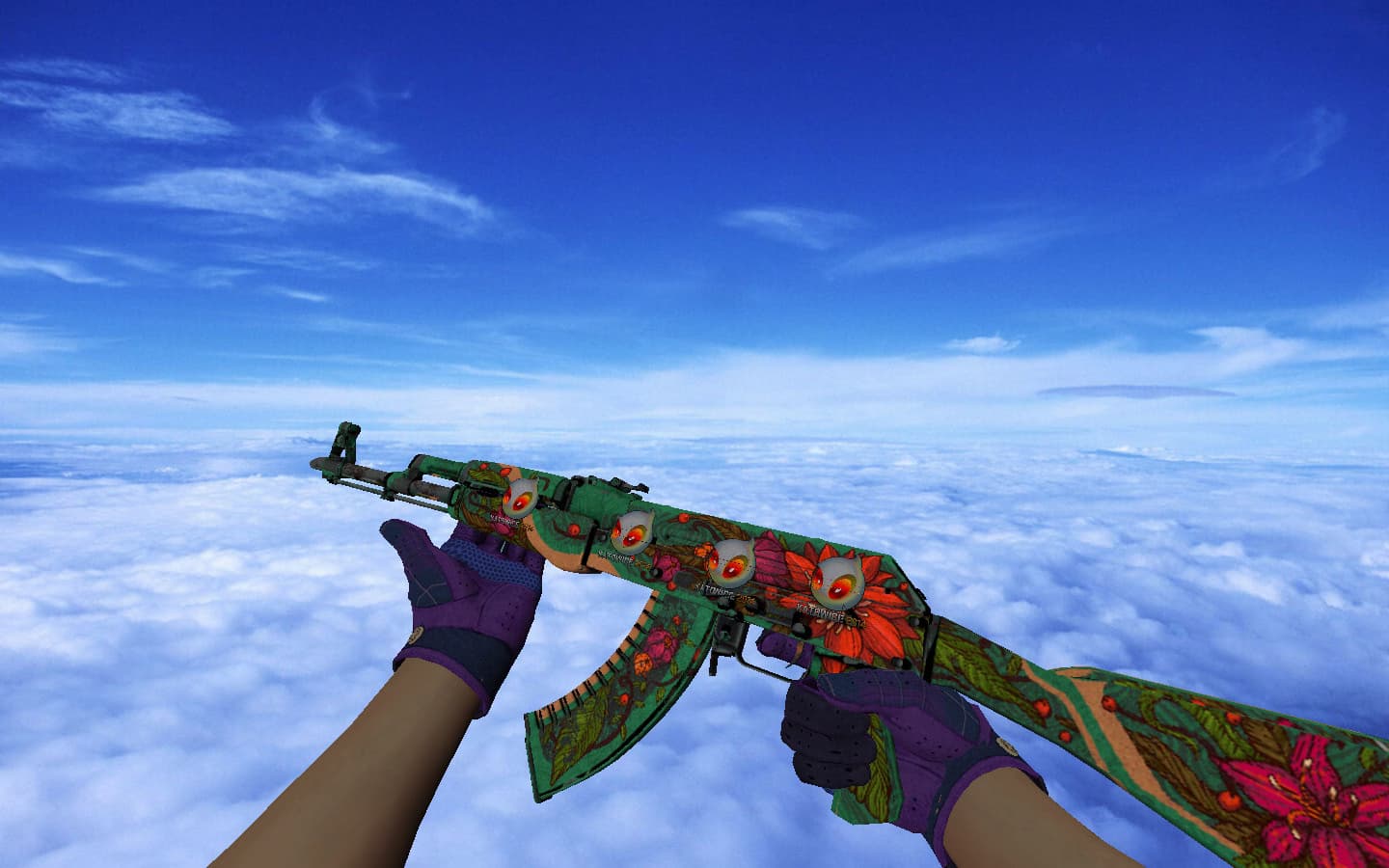 АК-47 Дикий лотос + Dignitas Holo