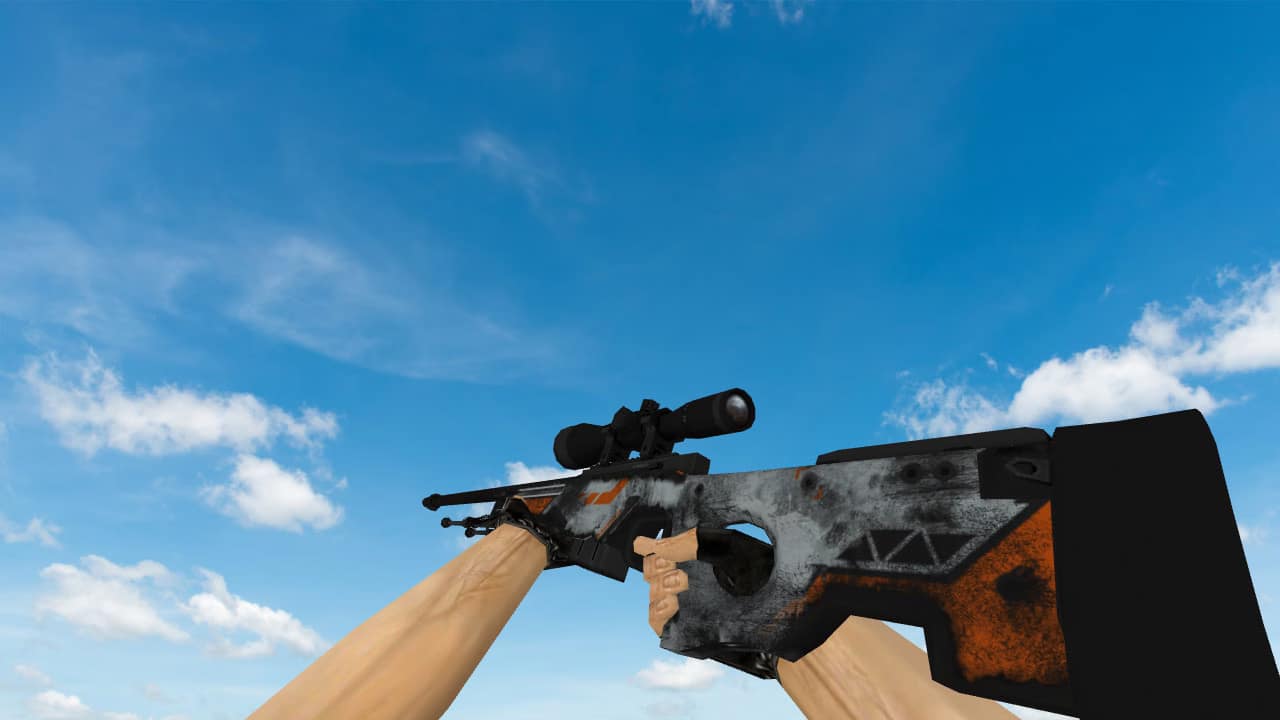 AWP Asiimov Поношенное