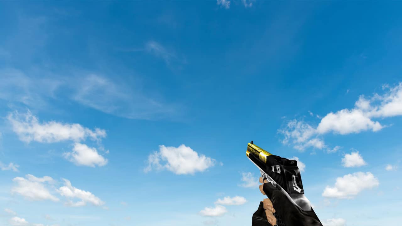 Deagle Shiny Black Gold
