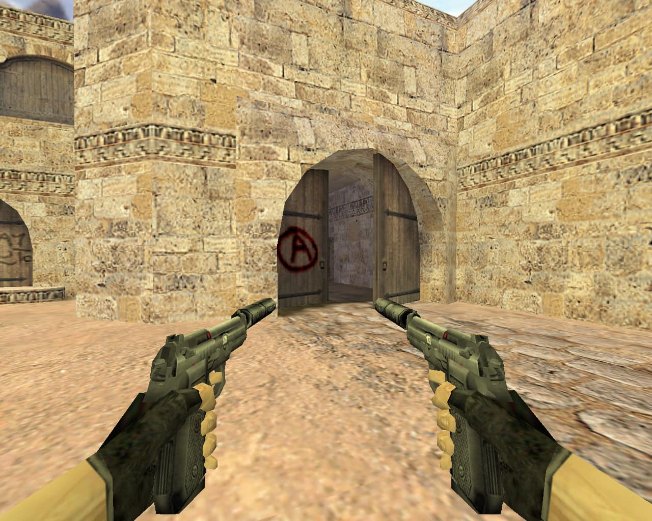 Dual Elites с глушителем