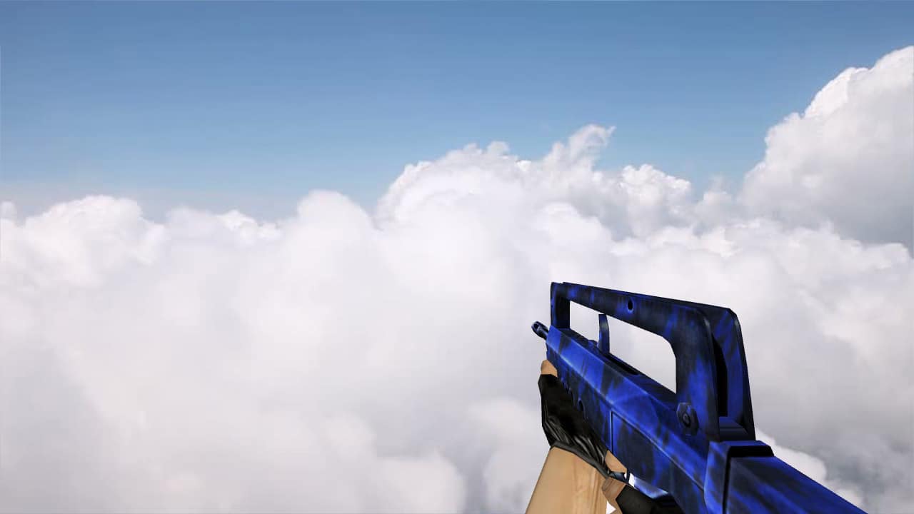 Default Famas Blue Tiger